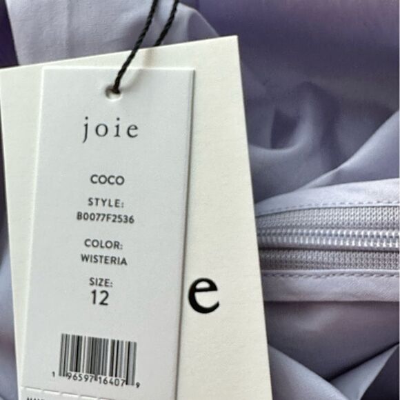 Joie Coco Pleated High Waist Wide Leg Pants | Size 12 - Picture 9 of 10